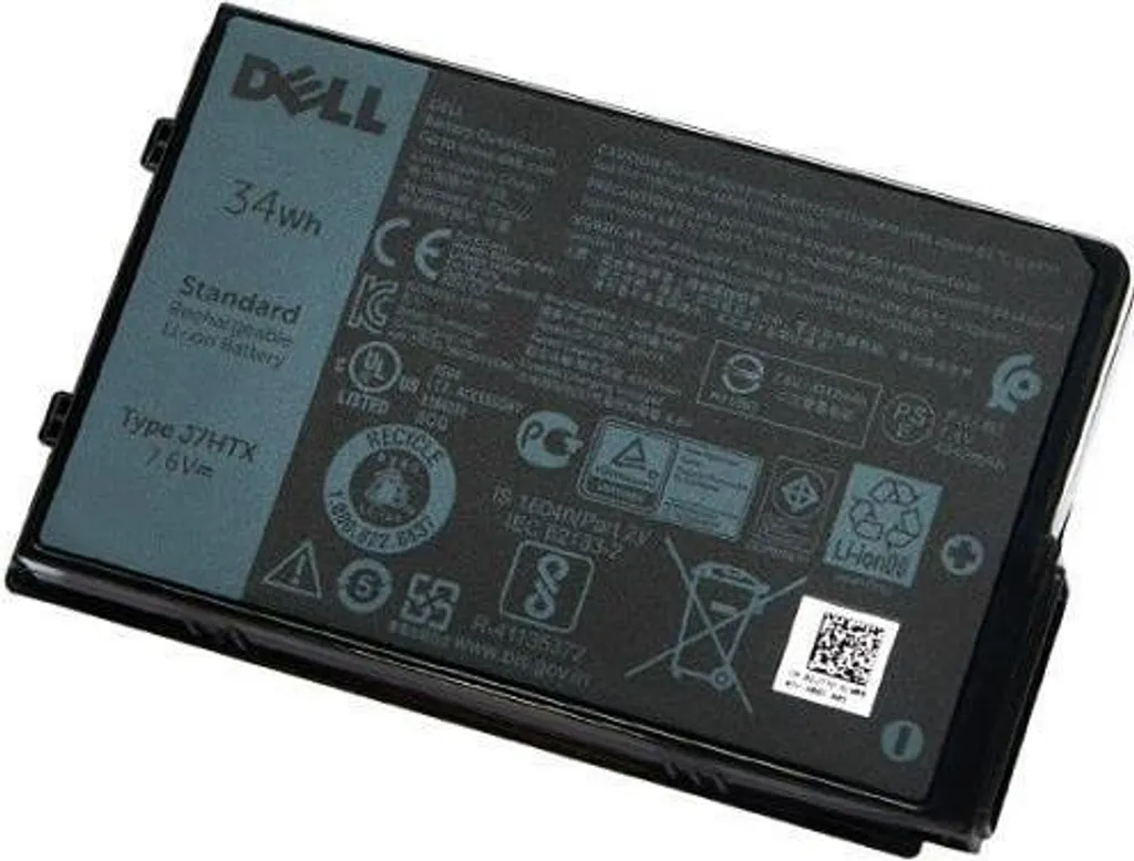 Batterie DELL J82G5 d'Origine pour Latitude 12 Rugged Extreme 7212 7220