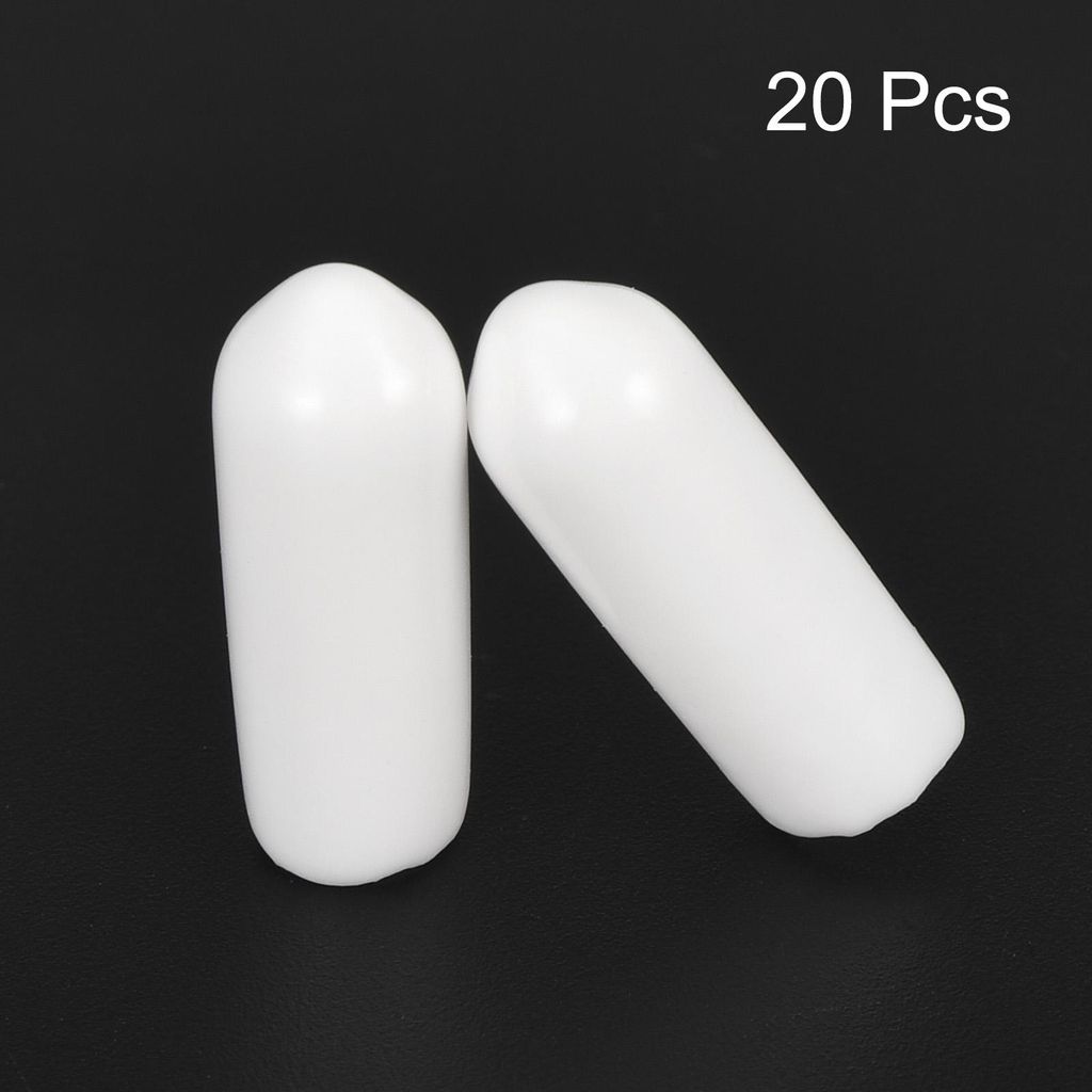 20 Stš¹ck Gummi Endkappen 5 mm Kunststoffkappe Gummikappen Schutzkappen Abdeckung Fu?kappen fš¹r Stuhlbeine Tischbeine Schrauben Bolzen Gewinde...