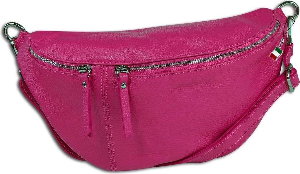Florence Leder Tasche Gürteltasche pink fuchsia OTF820P
