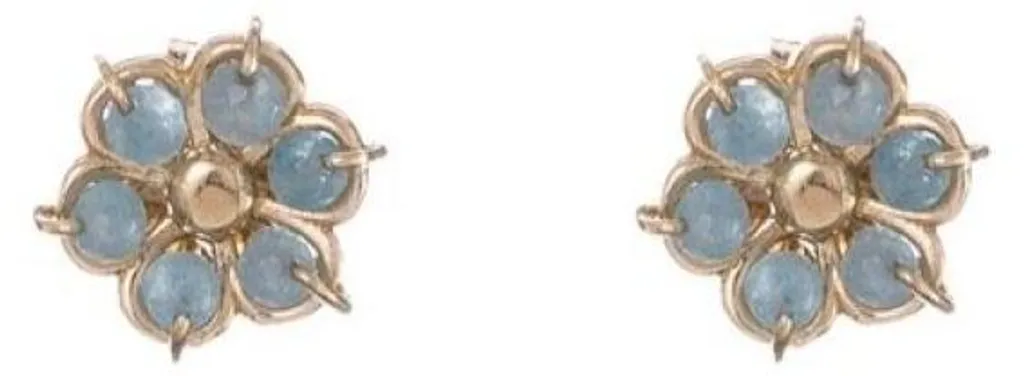 Boucles d'oreilles jade et or pour mariage et soirées habillées