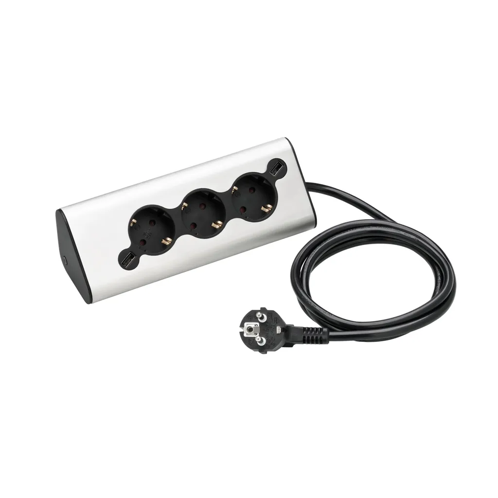 Multiprise de Plan de Travail WMF Ambient pour Cuisine et Bureau Inox