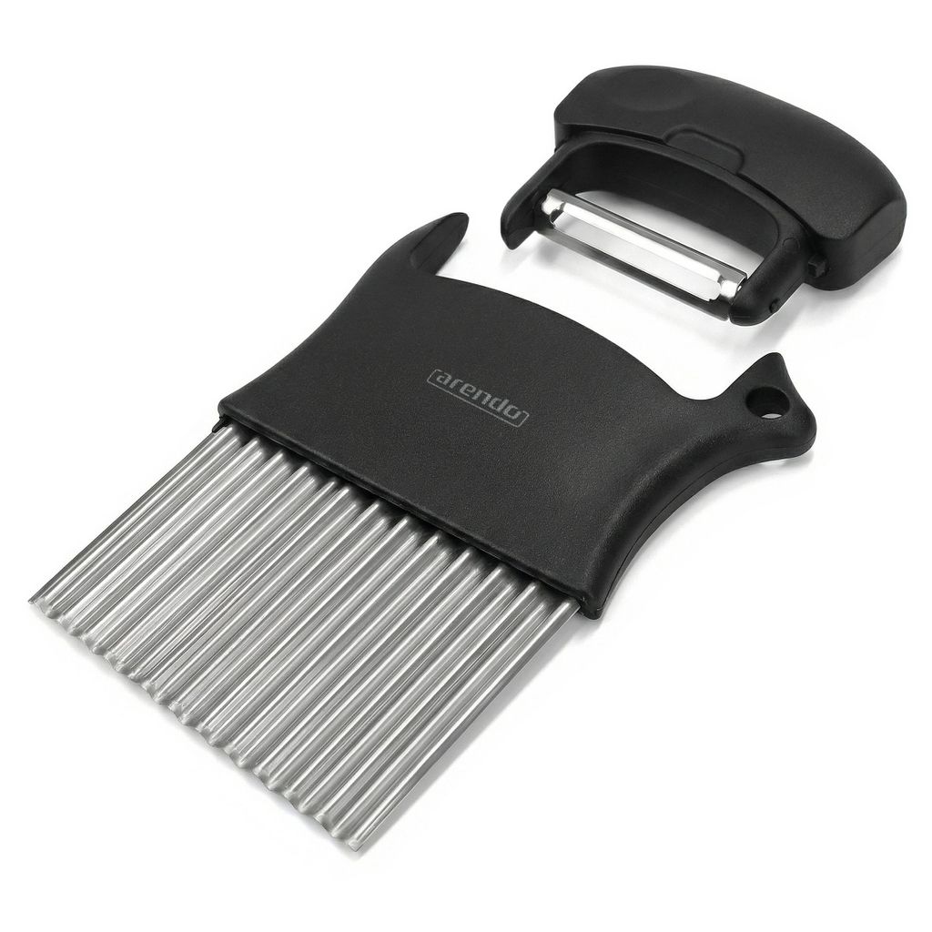 Arendo Tagliaverdure ondulato, tagliapatate, acciaio Immagine del prodotto 
