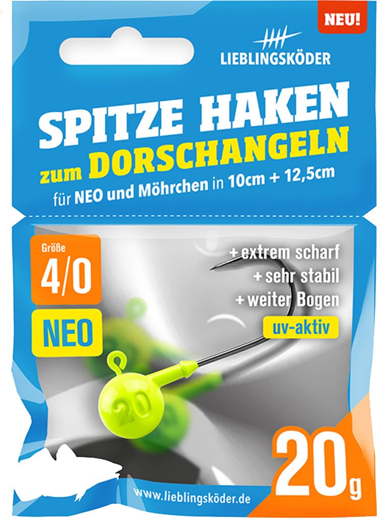 Lieblingsköder spitze Haken neo 20g #4/0