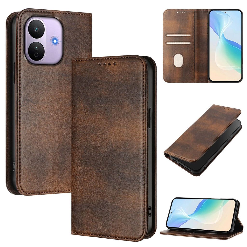 Handyhülle für Xiaomi Redmi Note 17 Pro 5G, Vintage Leder Produktbild 