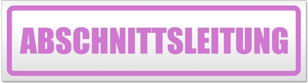 Kiwistar - Autoaufkleber - Flieder - 60 x 16 cm - Abschnittsleitung - Hinweis Aufkleber Sticker für Auto, Kfz, Fahrrad, PKW, LKW