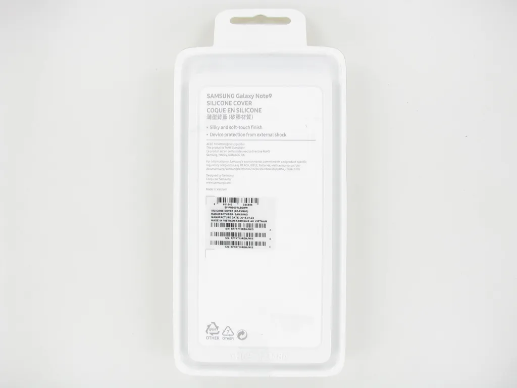 SAMSUNG EF-PN960TL Coque Silicone Bleu pour Galaxy Note 9 Originale - 11