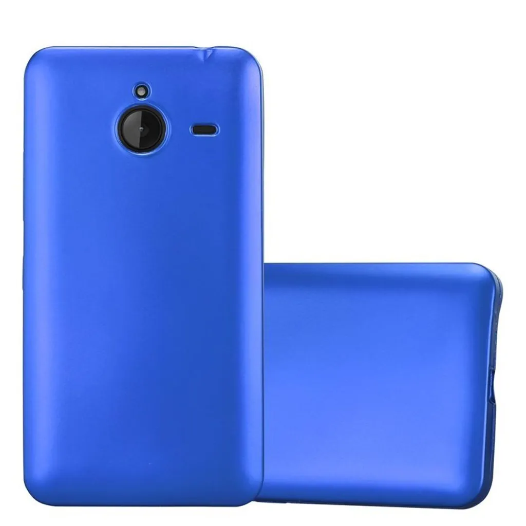 Cover Cadorabo Nokia Lumia 640 XL TPU Blu Anti-Shock Case