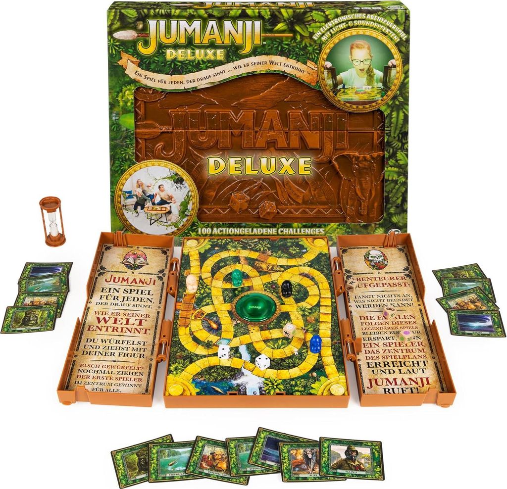 Spin Master Game Jumanji Familienspiel Deluxe-Version mit Produktbild 
