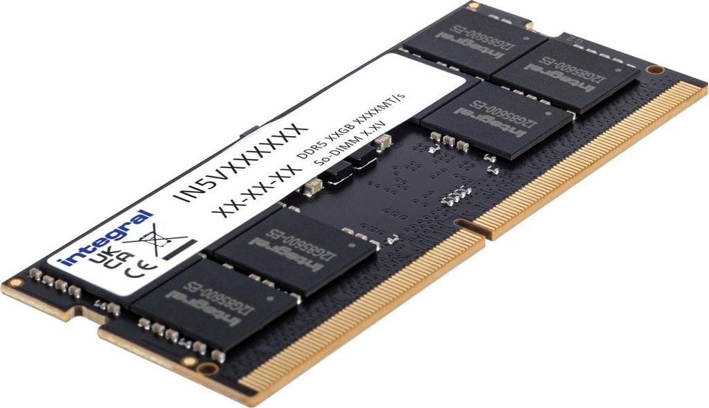 Integral IN5V16GNHRBX, 16 GB, 1 x 16 GB, DDR5, 4800 MHz, 262-pin SO-DIMM