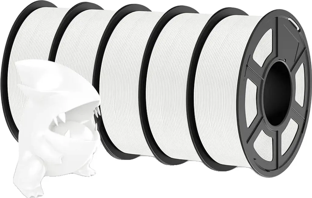 PLA 1.75 mm Bianco ±0.02 mm | Filamento PLAMT Anti-Groviglio per 3D