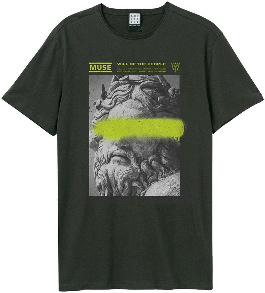 Amplified - "Graffiti" T-Shirt für Herren/Damen Uni GD1513 (S) (Holzkohle)