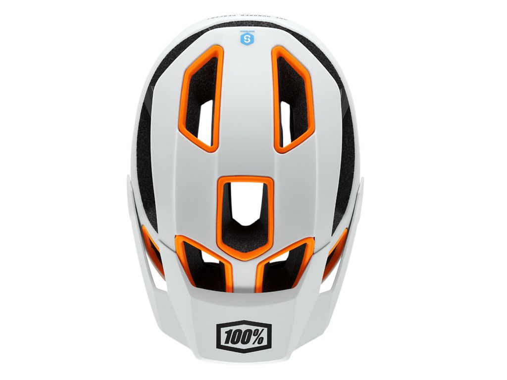100% Altec helmet w/Fidlock L/XL Light Grey - leichter All-Mountain-Helm mit ...