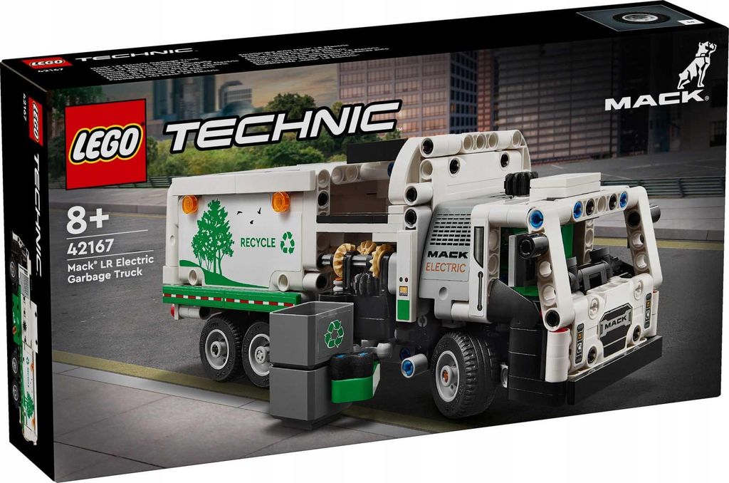 42167 – LEGO Technic – Mack® LR Electric Müllwagen Produktbild 