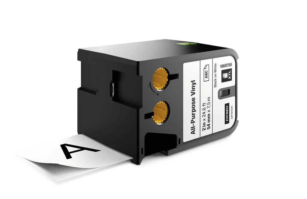 Ruban DYMO XTL 54mm pour Étiquetage de Tableaux Électriques et Tuyaux