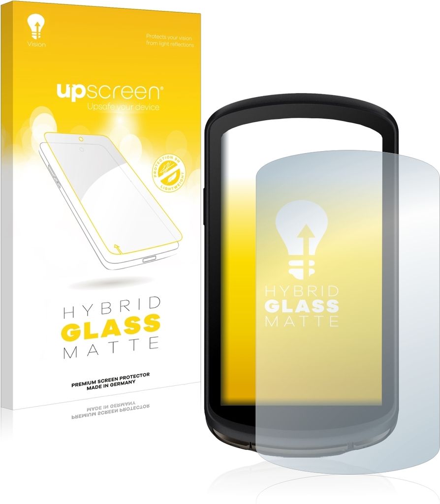 upscreen Entspiegelungs Schutzglas für Garmin Edge 1040 Solar Schutzfolie Panzer Folie Glas Display Schutz matt
