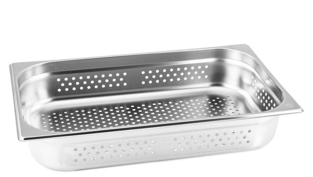 Contenitori GN Gastronorm 1/1 100 mm perforati/perforati in Immagine del prodotto 