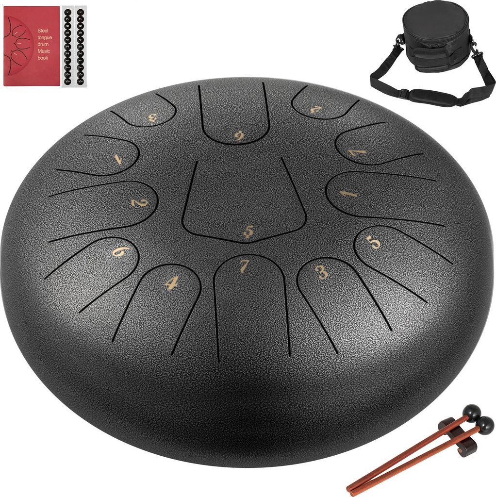 VEVOR Tambour à anches en acier, instrument Hang Drum 13 Image du produit 