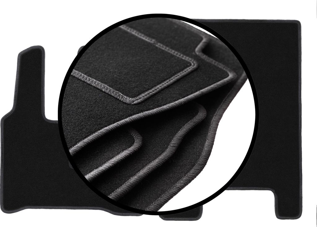 Komplettset Veloursmatten für: Mercedes Actross MP4 LKW (2011-)
