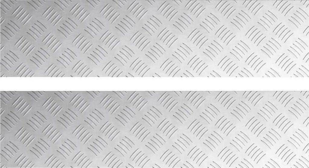 vidaXL Treppe Tritt Rechtwinklig 2 pcs Silber 80 x 20 cm Aluminium