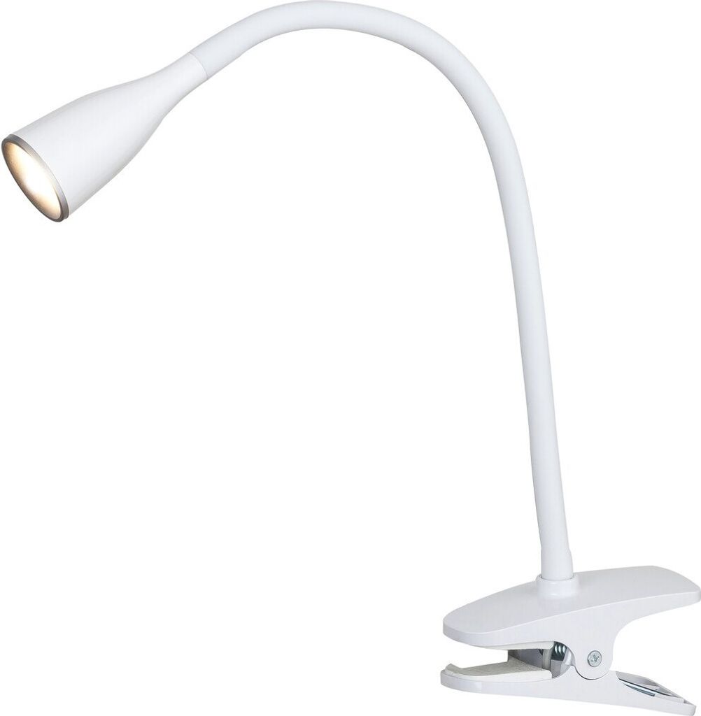 Bílé připínací noční světlo s vestavěnou LED diodou 4,5 W Obrázek produktu 