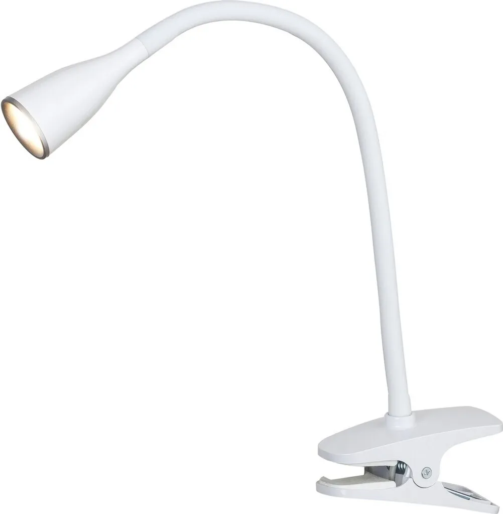Luce notturna a clip bianca incorporata LED 4,5W Jeff 4196 Rabalux