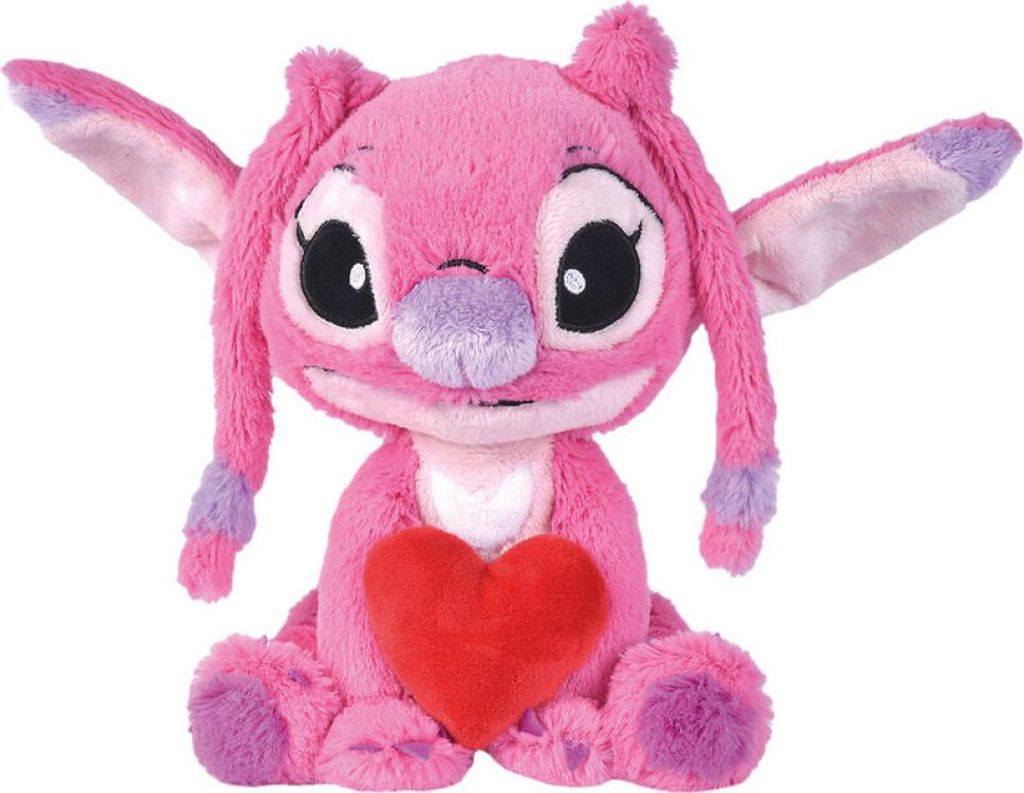 Simba Disney Stitch Angel Heart 25 cm plyšový medvedík Obrázok produktu 