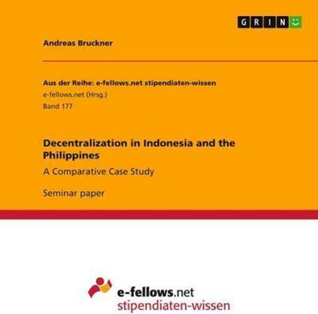Decentralization in Indonesia and the Philippines