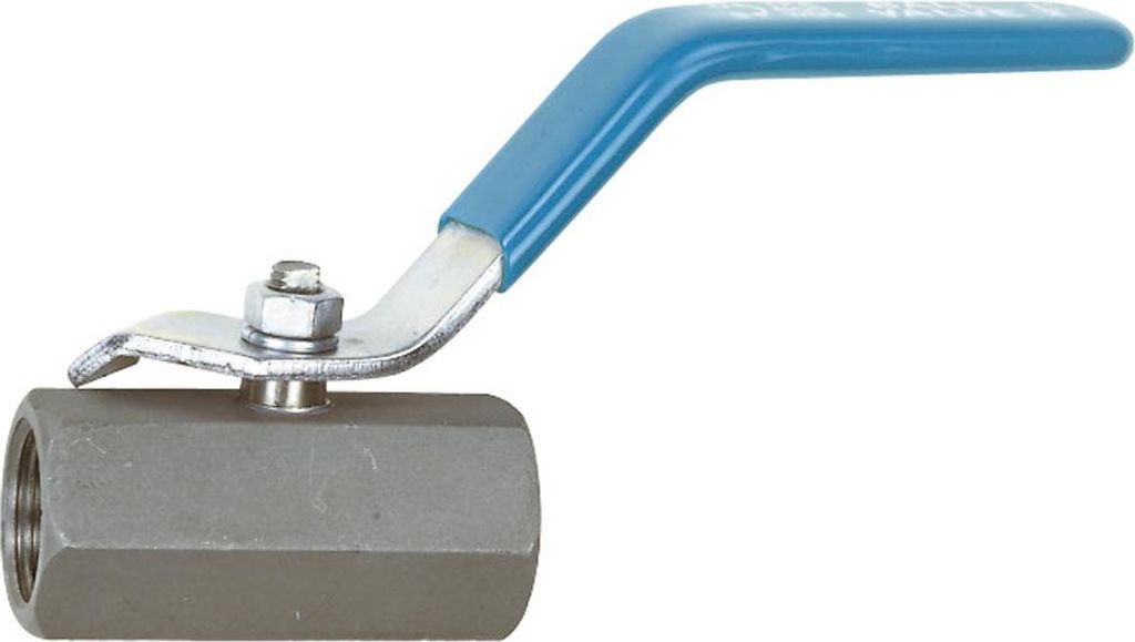 Riegler Edelstahlkugelhahn 1.4408, 1-tlg, kleine Baureihe, G 1/2, DN 15