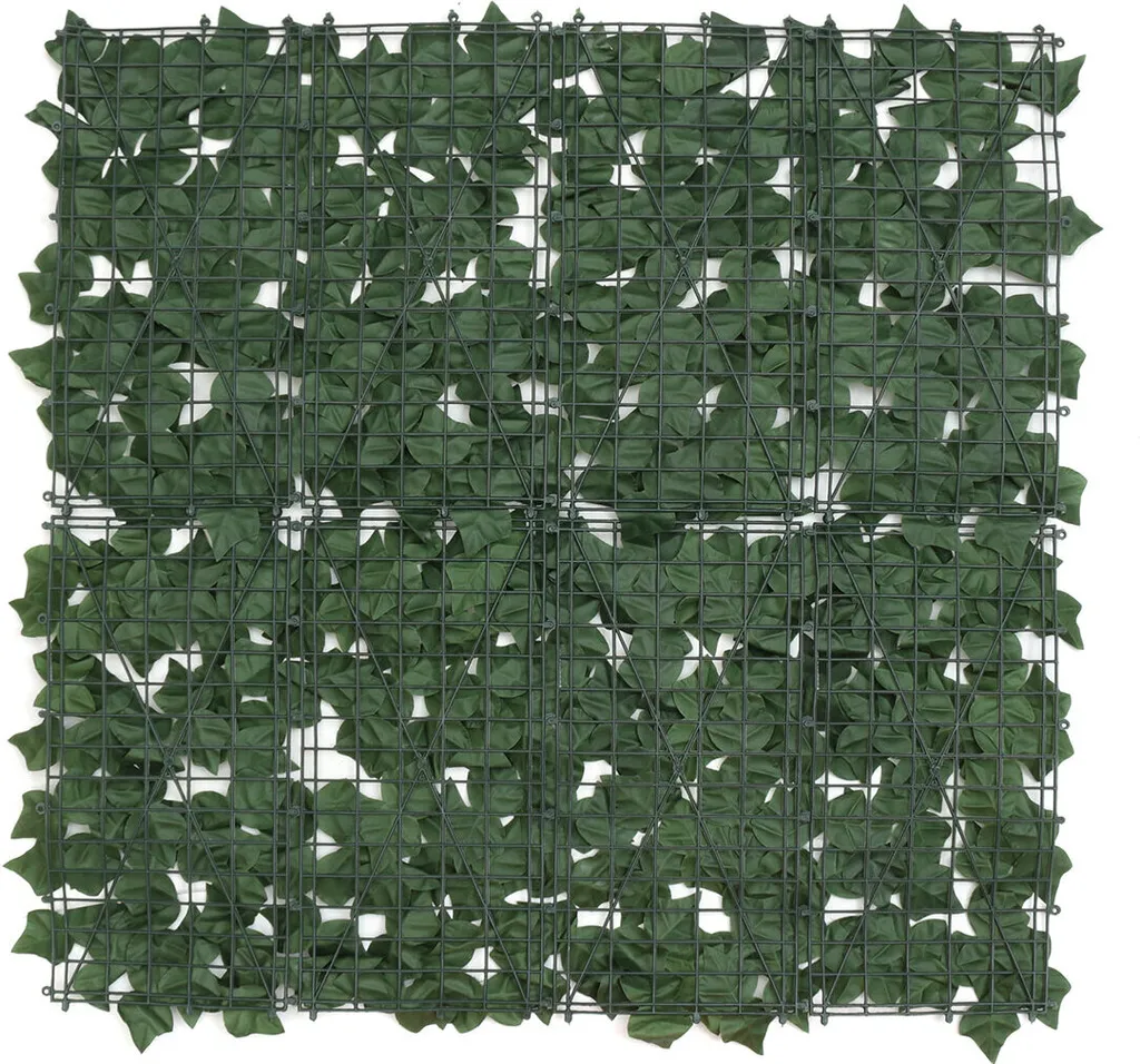 Arte finta edera foglia Privacy recinzione schermo siepe pannelli Decor giardino all'aperto - #1