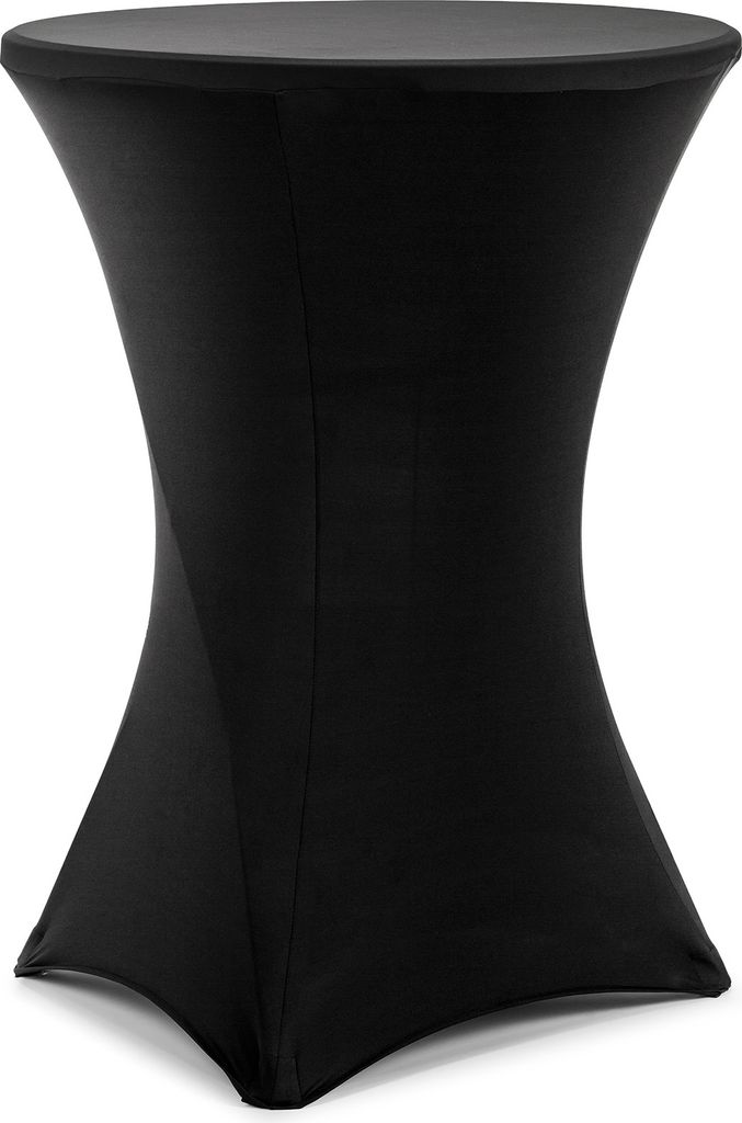 Tischhusse 80x110cm für Stehtische Schwarz