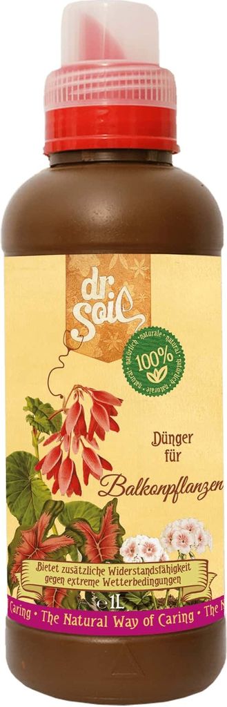 Dr.Soil Organischer Flussigdünger für Balkonpflanzen 1 Liter