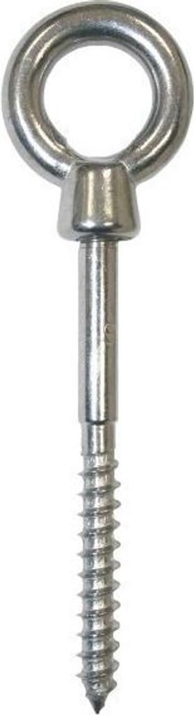 1 Stk. Augbolzen mit Holzgewinde 6x60 Edelstahl V4A