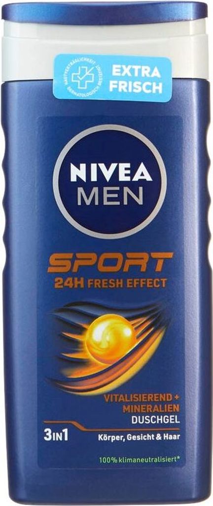 Gel douche NIVEA MEN 5305070006 SPORT 250 ml Image du produit 
