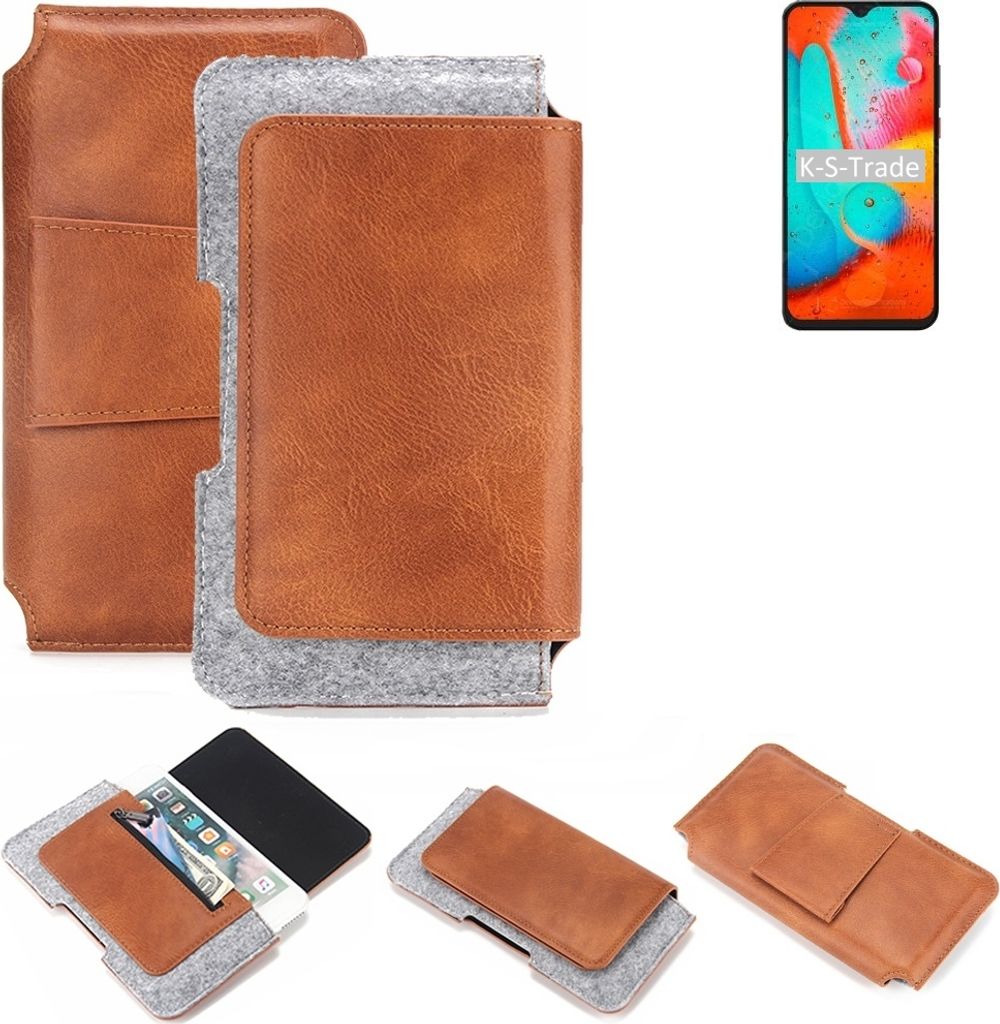 K-S-Trade Handyhülle Schutzhülle kompatibel mit Coolpad 26 Tibetan Peak Edition Gürteltasche Holster Gürtel Tasche Smartphone Tasche Handy Hülle