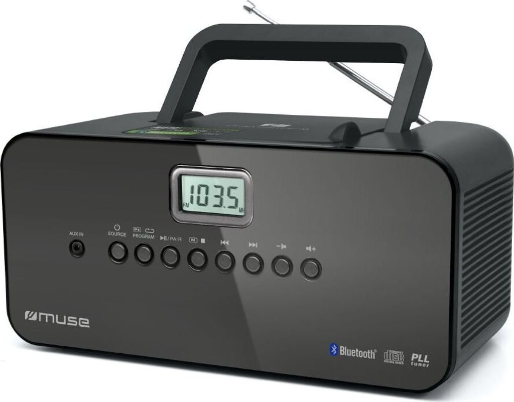 Muse M-22 BT, Przenośny, Cyfrowy, AM, FM, MW, 87,5 - 108 Zdjęcie produktu 