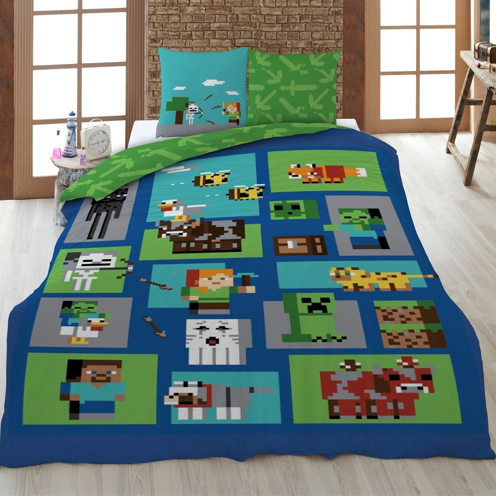 Minecraft Bettwäsche für Jungen 135x200 80x80 | Kaufland.de