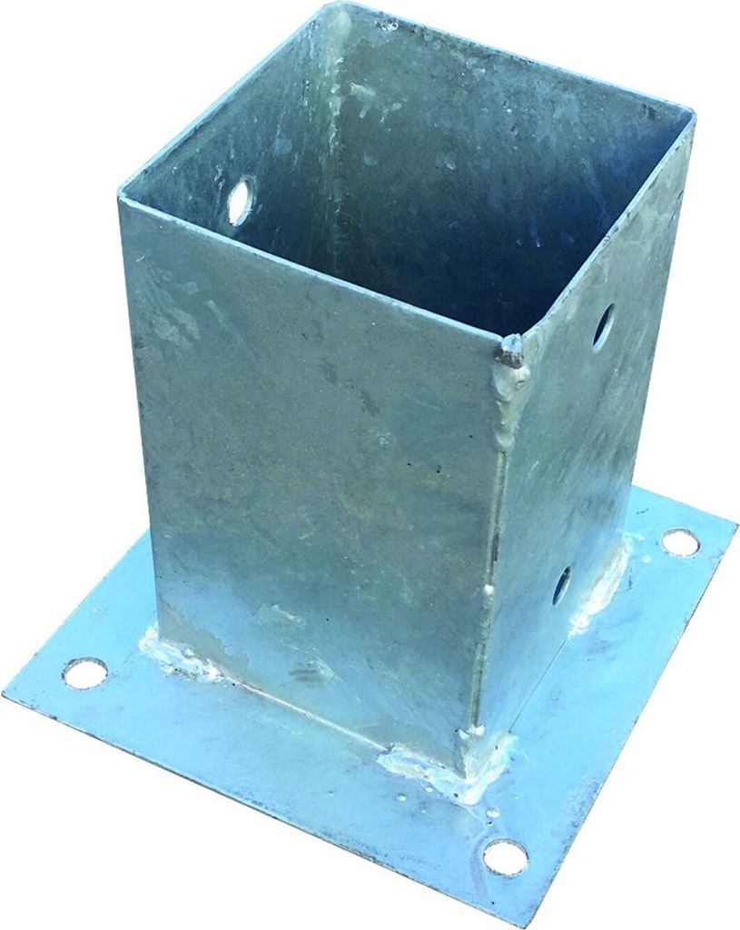 Pfostenträger für Zaunpfosten 9x9 cm zum Aufschrauben Produktbild 