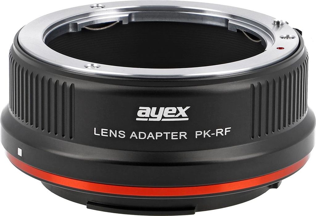 ayex Objektivadapter für Pentax PK Objektive an Canon EOS R R5 R6 R7 R8 R10 R50 R100 PK-EOS R