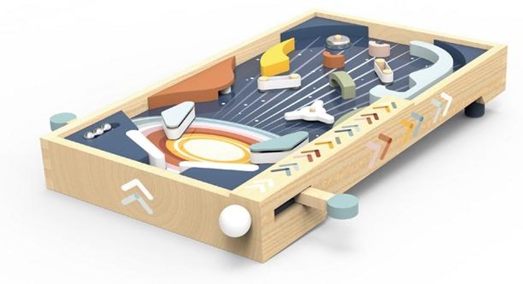 Speedy Monkey Holz Flipperkasten Pinball SpielHolz 41x54cm