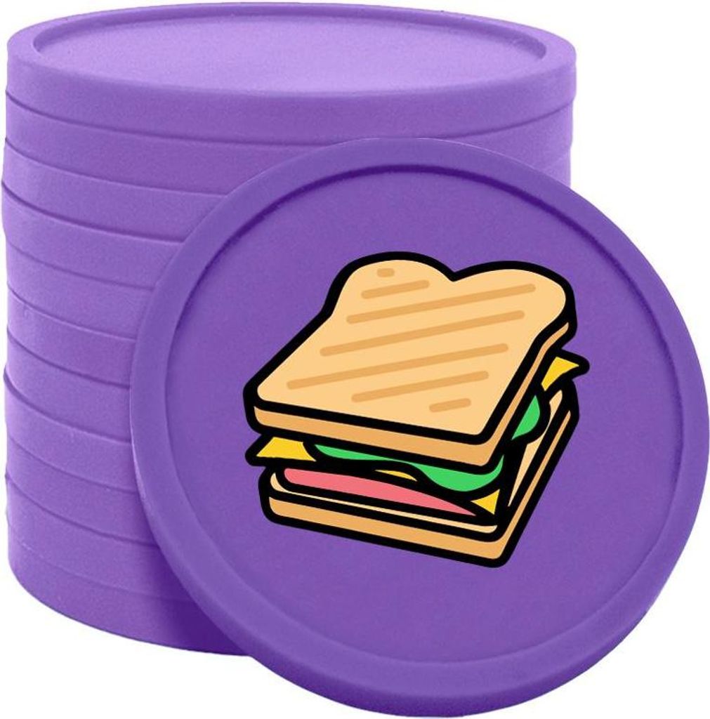 Gettoni sandwich CombiCraft Ø29mm viola - 100 pezzi Immagine del prodotto 