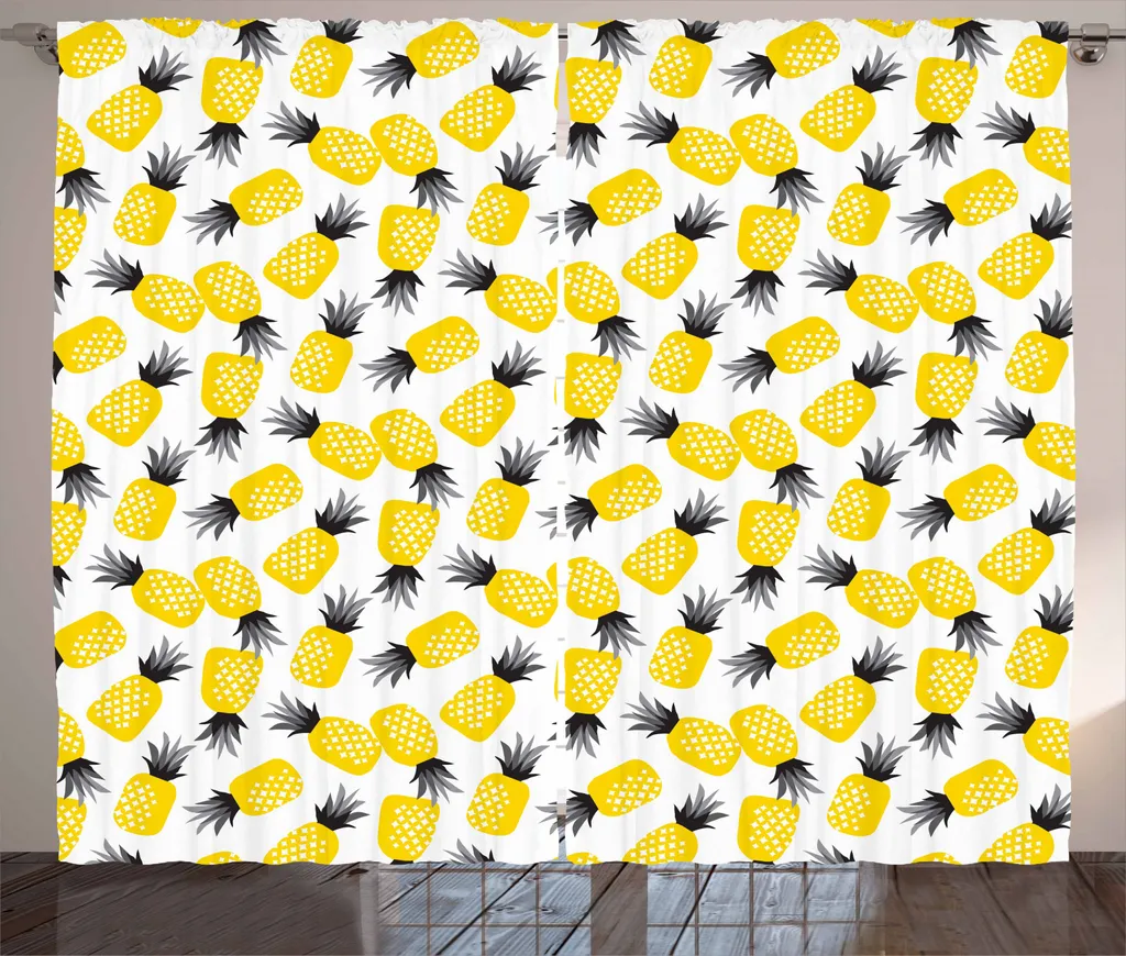 Tenda Universale ABAKUHAUS 280x245: Motivo Ananas Alta Qualità