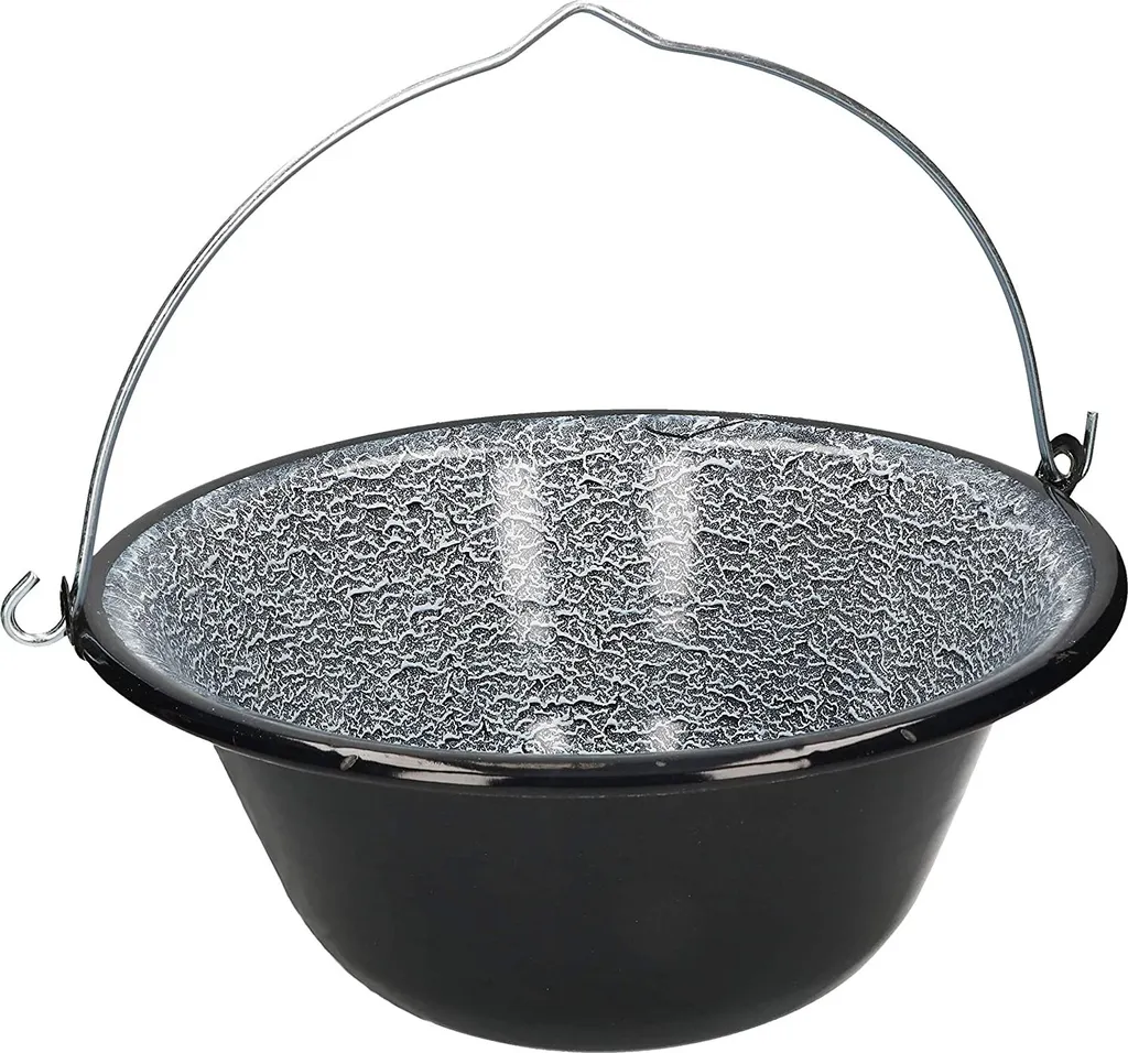 KOTARBAU Marmite à goulasch hongroise émaillée 13L pour trépied extérieur