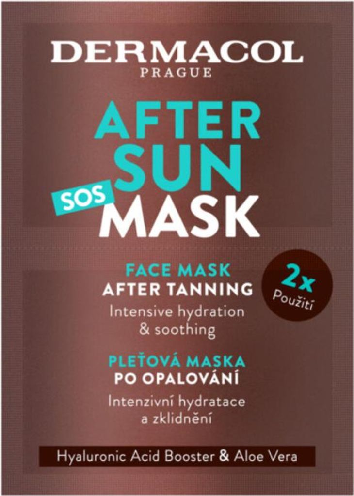 Dermacol After Sun Face Mask 2 x 8 ml