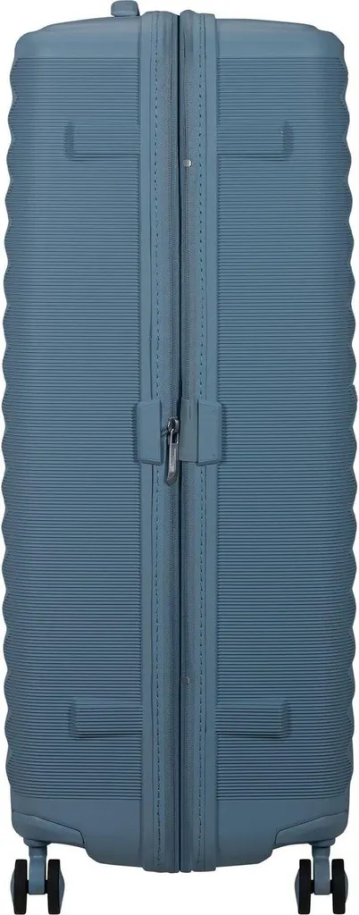 Grande Valise Rigide Extensible 83cm Spinner Fastforward Bleu Clair TSA - 6