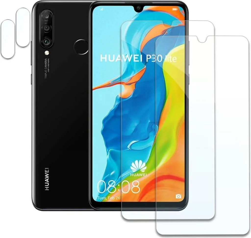 Protection d'écran Huawei P30 Lite en verre 9H durci et anti-rayures