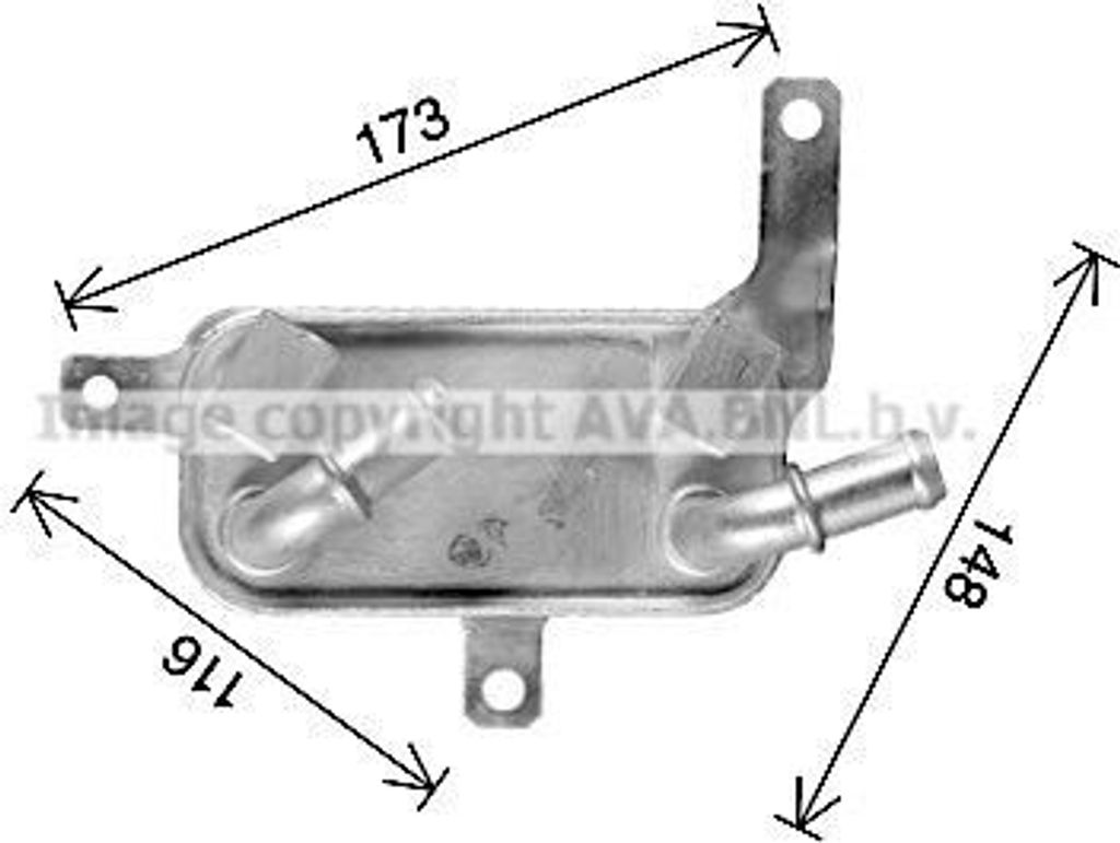 PRASCO Ölkühler Automatikgetriebe OL3698 für OPEL Corsa D Schrägheck (S07)