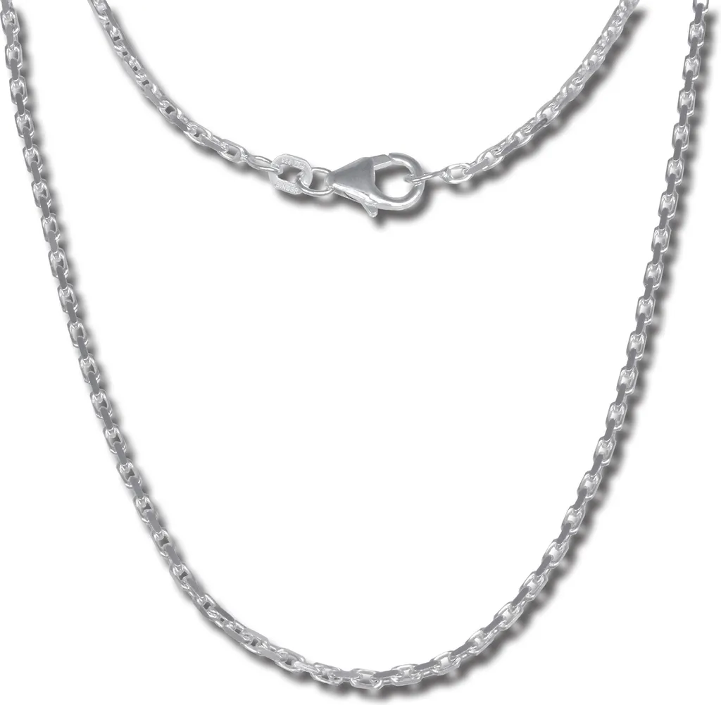 Collier Sautoir 70cm Argent 925 Femme Chaîne d'ancre SilberDream Bijou