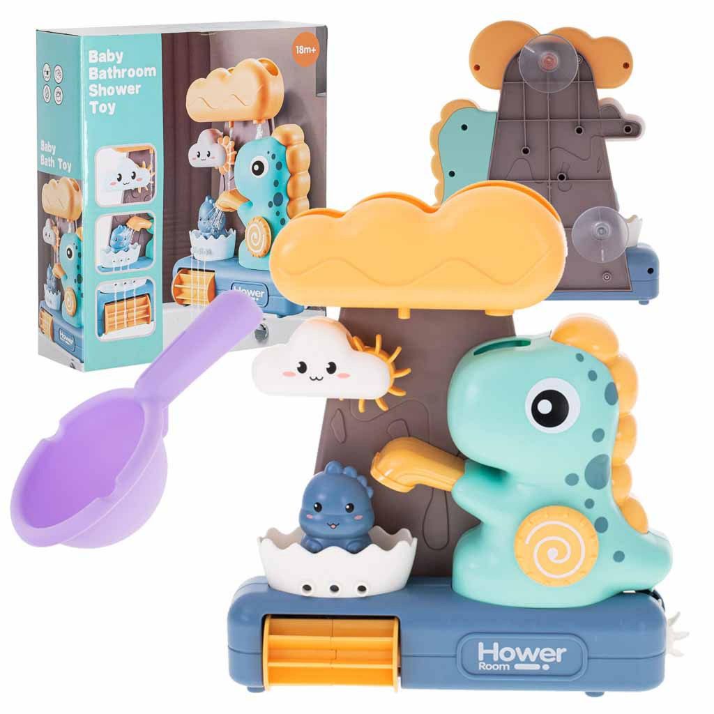 Badezimmerdusche mit Dinosaurierspule Produktbild 