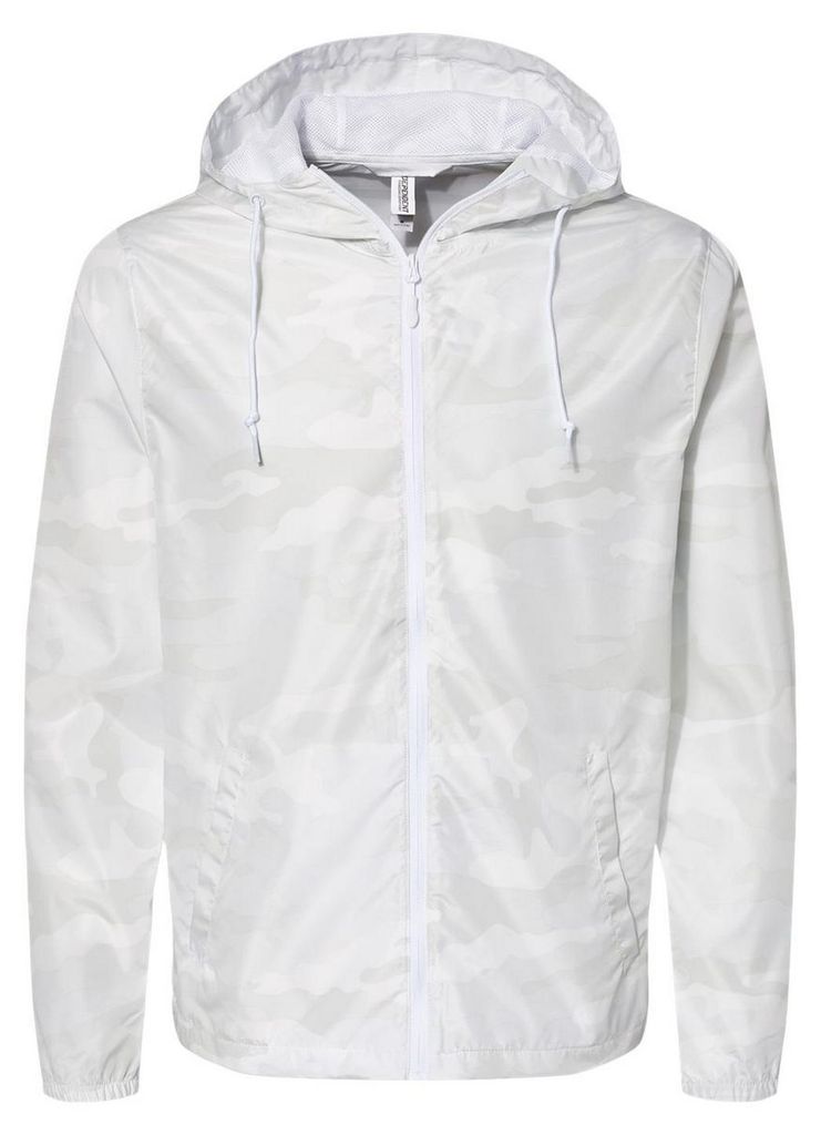 Independent - Windjacke für Herren/Damen Uni LT4146 (XS) (Weiß)