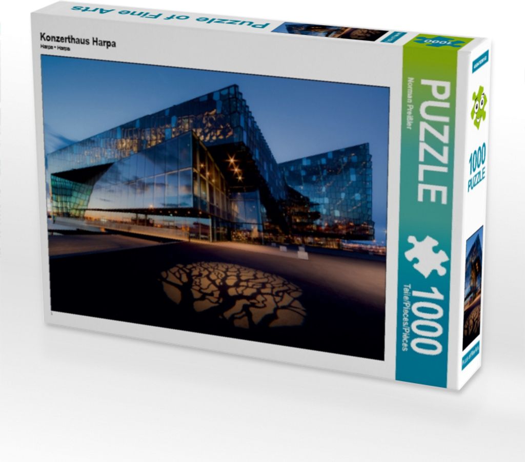 Calvendo Konzerthaus Harpa 1000 Teile Puzzle quer 640x480mm, Preißler Norman; 7410418
